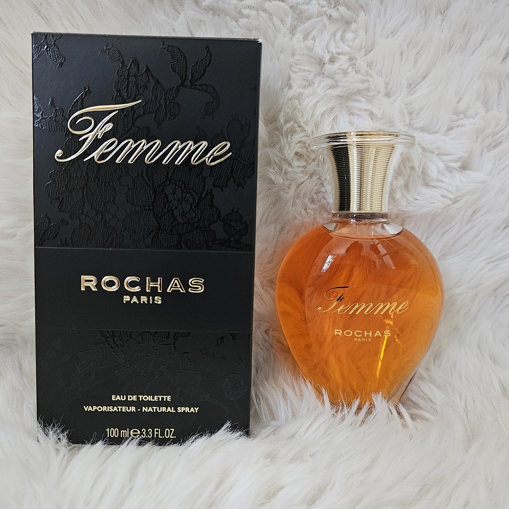 Rochas Femme EDT 100ml ✨ With Box • ~90% Full • Classic Fragrance